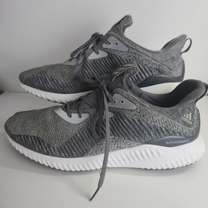 Adidas Gray Alphabounce 3 Sneakers